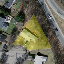 10 Blueberry Cir, Newton, MA 02462 aerial view