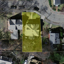 2 Albion Pl, Newton, MA 02459 aerial view