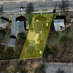 306 Webster St, Newton, MA 02466 aerial view