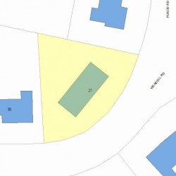 27 Wendell Rd, Newton, MA 02459 plot plan