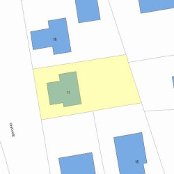 11 Ohio Ave, Newton, MA 02464 plot plan