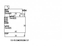 13 Emerson St, Newton, MA 02458 floor plan