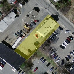 111 Adams St, Newton, MA 02458 aerial view