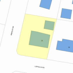 35 Llewellyn Rd, Newton, MA 02465 plot plan