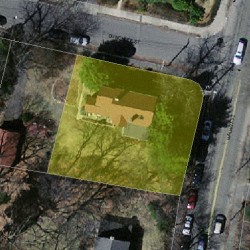 1065 Walnut St, Newton, MA 02461 aerial view