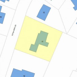 60 Stony Brae Rd, Newton, MA 02461 plot plan