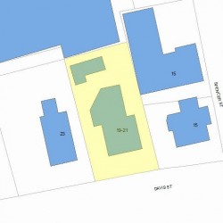 19 Davis St, Newton, MA 02465 plot plan