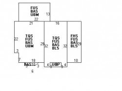 43 Boulevard Rd, Newton, MA 02459 floor plan