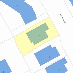 19 Wildwood Ave, Newton, MA 02460 plot plan