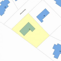 50 Carlson Ave, Newton, MA 02459 plot plan