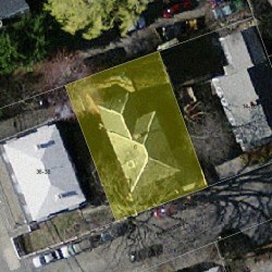 6 Thornton Pl, Newton, MA 02458 aerial view