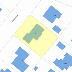 33 Bontempo Rd, Newton, MA 02459 plot plan