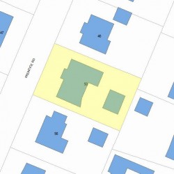 50 Prentice Rd, Newton, MA 02459 plot plan