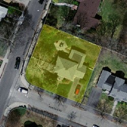 89 Puritan Rd, Newton, MA 02468 aerial view