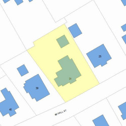 31 Sewall St, Newton, MA 02465 plot plan