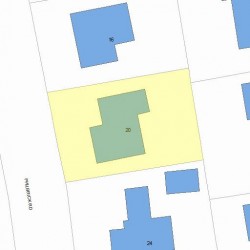 20 Philbrick Rd, Newton, MA 02459 plot plan
