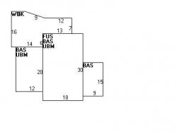 298 Cypress St, Newton, MA 02459 floor plan