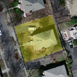 112 Withington Rd, Newton, MA 02460 aerial view