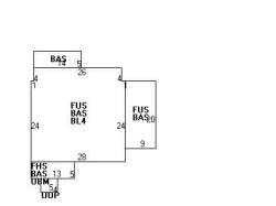 872 Chestnut St, Newton, MA 02468 floor plan