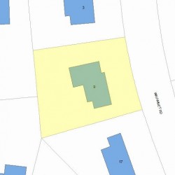 9 Wauwinet Rd, Newton, MA 02465 plot plan