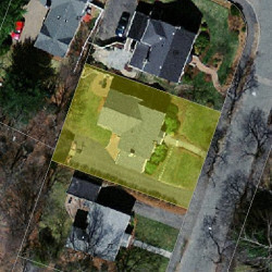 73 Day St, Newton, MA 02466 aerial view