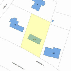 1489 Commonwealth Ave, Newton, MA 02465 plot plan