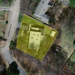 20 Edgewater Park, Newton, MA 02466 aerial view
