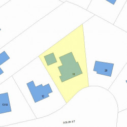 18 Solon St, Newton, MA 02461 plot plan