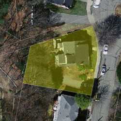 35 Victoria Cir, Newton, MA 02459 aerial view