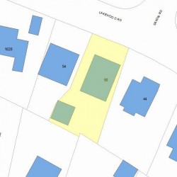 50 Lakewood Rd, Newton, MA 02461 plot plan