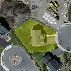 18 Pine Meadow Dr, Newton, MA 02466 aerial view