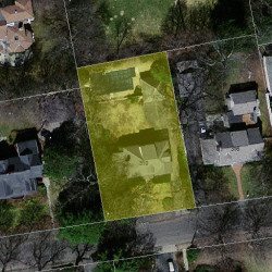 310 Highland St, Newton, MA 02465 aerial view