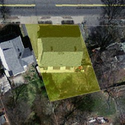 34 Auburndale Ave, Newton, MA 02465 aerial view