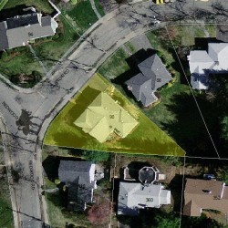 98 Clifton Rd, Newton, MA 02459 aerial view
