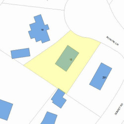 10 Bonaire Cir, Newton, MA 02468 plot plan