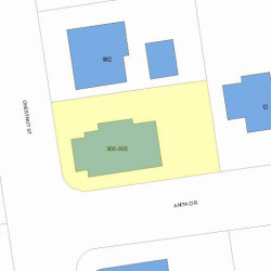 906 Chestnut St, Newton, MA 02468 plot plan