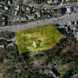 50 Dudley Rd, Newton, MA 02459 aerial view