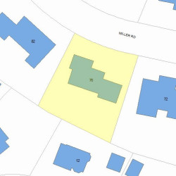 76 Miller Rd, Newton, MA 02459 plot plan
