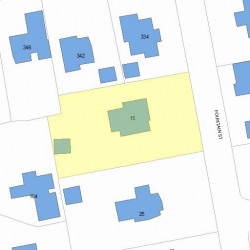 15 Fountain St, Newton, MA 02465 plot plan