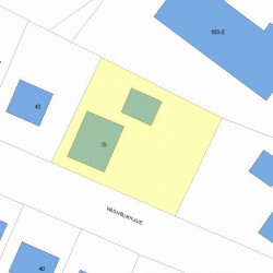 39 Washburn Ave, Newton, MA 02466 plot plan