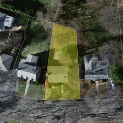 16 Roosevelt Rd, Newton, MA 02459 aerial view