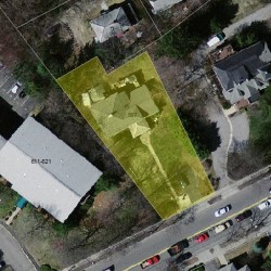 607 Watertown St, Newton, MA 02460 aerial view