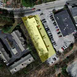 1185 Chestnut St, Newton, MA 02465 aerial view