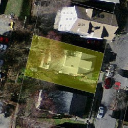 18 John St, Newton, MA 02459 aerial view