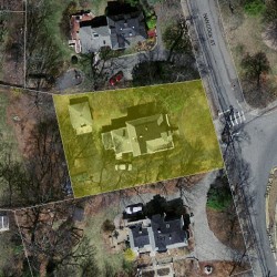 153 Hancock St, Newton, MA 02466 aerial view
