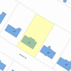 120 Stanley Rd, Newton, MA 02468 plot plan