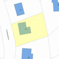 80 Quinobequin Rd, Newton, MA 02462 plot plan