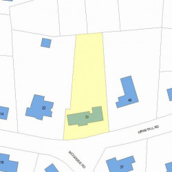 30 Kirkstall Rd, Newton, MA 02460 plot plan