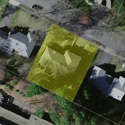 84 Littlefield Rd, Newton, MA 02459 aerial view