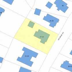 29 Salisbury Rd, Newton, MA 02458 plot plan